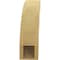 Ekena Millwork 5-inch W x 18-inch D x 18-inch H Ozark Rough Cedar Woodgrain TimberThane Knee Brace, Primed BRCUR05X18X18OZKRCPR - alternate 2
